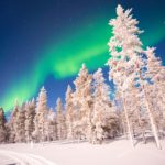 lapponia aurora boreale